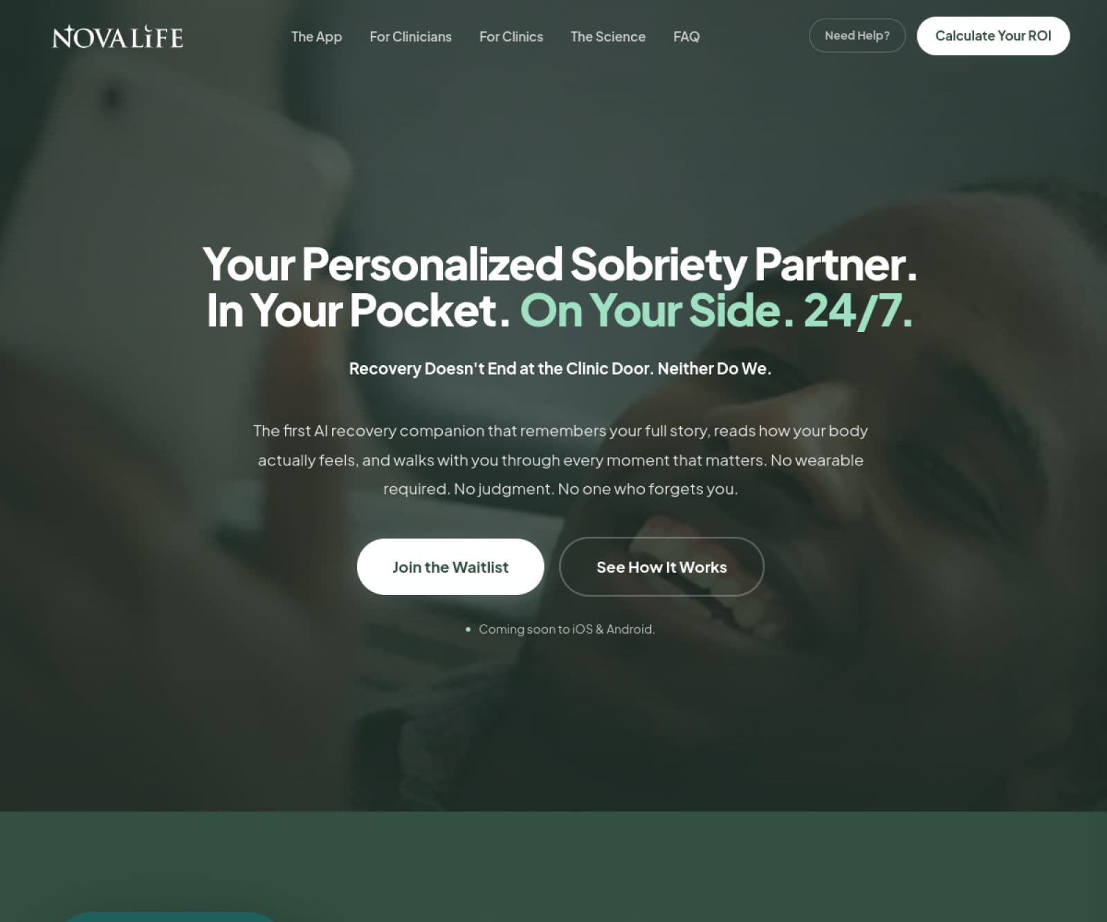NovaLife website screenshot